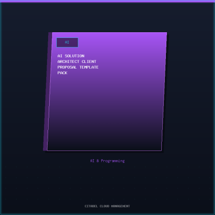 AI Solution Architect Client Proposal Template Pack